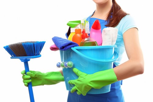 Buffing and polishing hard floors to restore shine